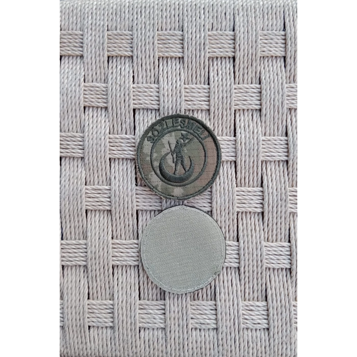 kara kuvvetleri kamuflaj renkli sozlesmeli nakis islemeli arma patch pec