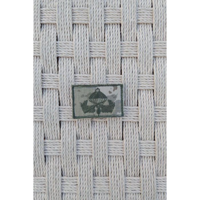 kara kuvvetleri kamuflaj renkli temel parasut statik bez brovesi