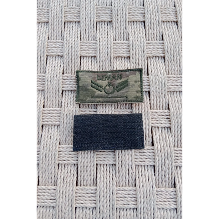 kara kuvvetleri kamuflaj renkli uzman cavus 1 kademe nakisli mini tisort rutbe