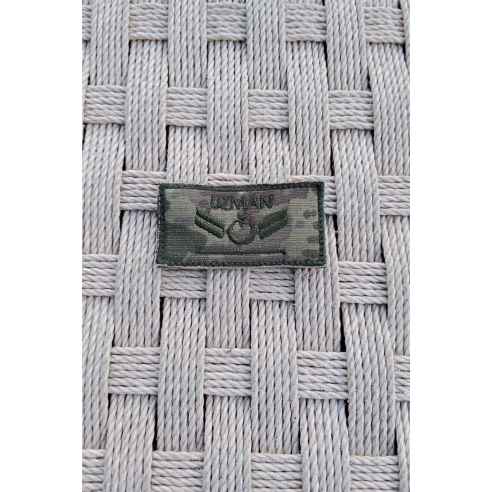 kara kuvvetleri kamuflaj renkli uzman cavus 1 kademe nakisli mini tisort rutbe