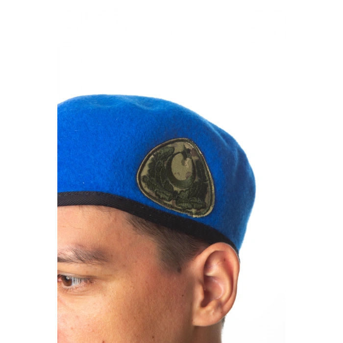 kara kuvvetleri komando mavi renkli kasmir urbam seta kokartli subay yan bere