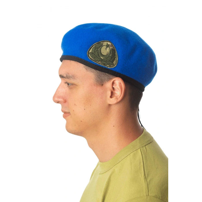 kara kuvvetleri komando mavi renkli kasmir urbam seta kokartli subay yan bere