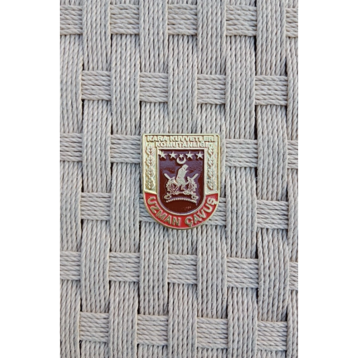 kara kuvvetleri komutanligi uzman cavus yazili amblemli ozel tasarim cuzdan rozeti