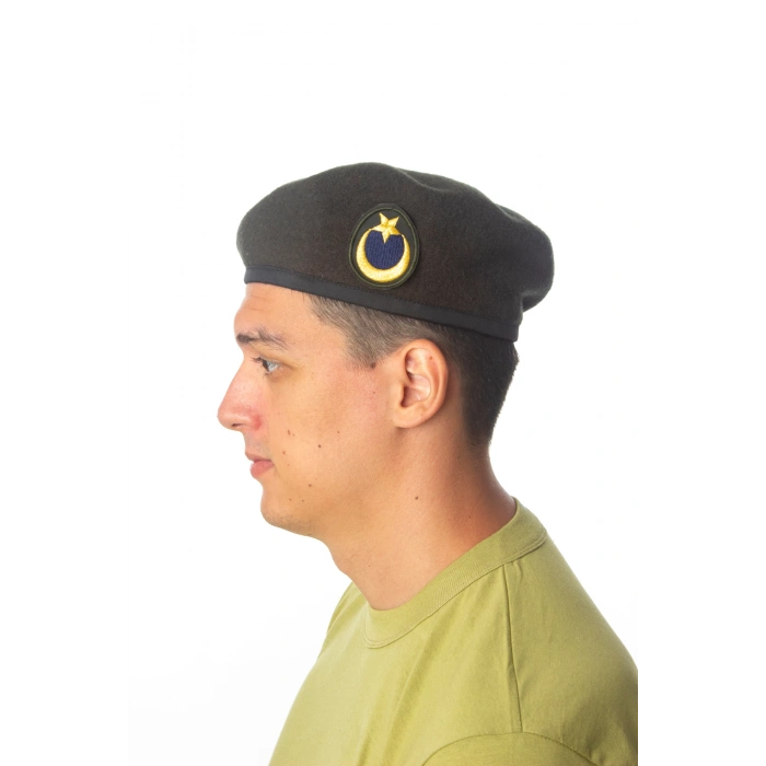 kara kuvvetleri koyu yesil renkli dahili harici seta urbam kasmir astsubay uzman cavus kokartli topcu yan kase bere