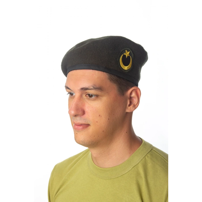 kara kuvvetleri koyu yesil renkli dahili harici seta urbam kasmir astsubay uzman cavus kokartli personel yan kase bere