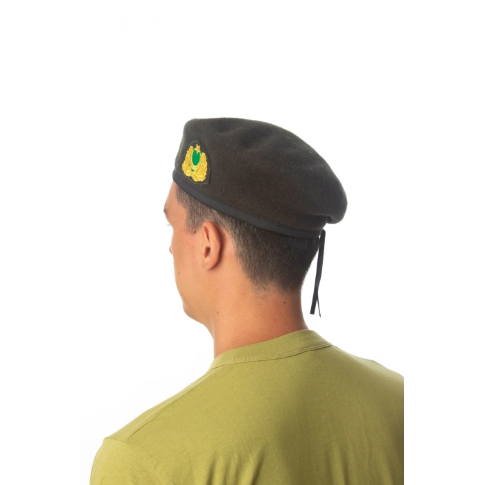 kara kuvvetleri koyu yesil renkli dahili harici seta urbam kasmir subay kokartli acik yesil ogretmen yan kase bere