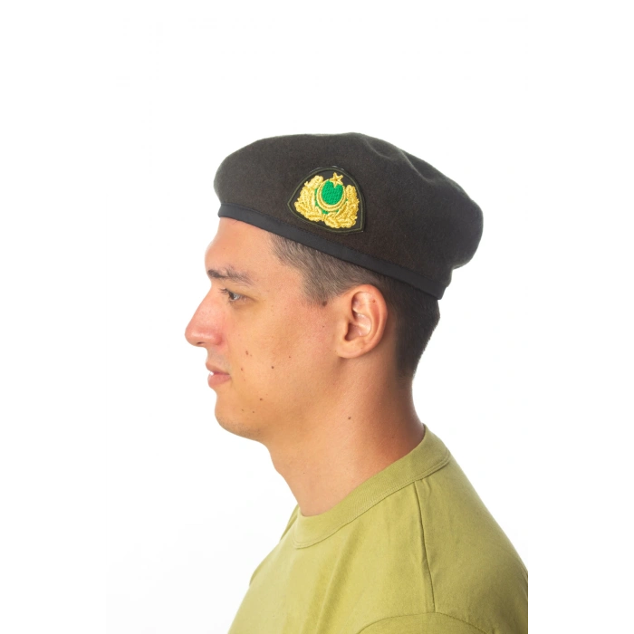 kara kuvvetleri koyu yesil renkli dahili harici seta urbam kasmir subay kokartli acik yesil ogretmen yan kase bere