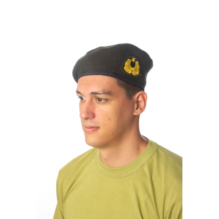 kara kuvvetleri koyu yesil renkli dahili harici seta urbam kasmir subay kokartli bakim yan kase bere