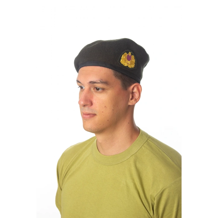 kara kuvvetleri koyu yesil renkli dahili harici seta urbam kasmir subay kokartli ikmal yan kase bere