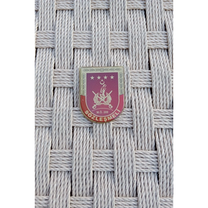 kara kuvvetleri m.o 209 sozlesmeli yazili amblemli ozel tasarim 3d plastik cuzdan rozeti