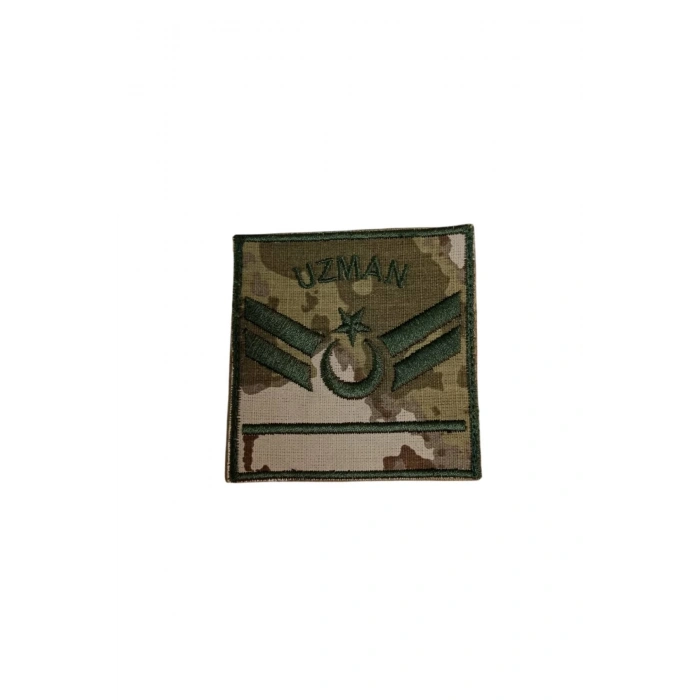 kara kuvvetleri uzman cavus 1 kademe kamuflaj renkli nakis kol rutbe