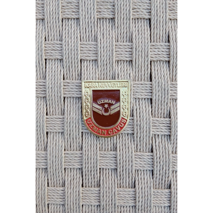 kara kuvvetleri uzman cavus amblemli ozel tasarim cuzdan rozeti