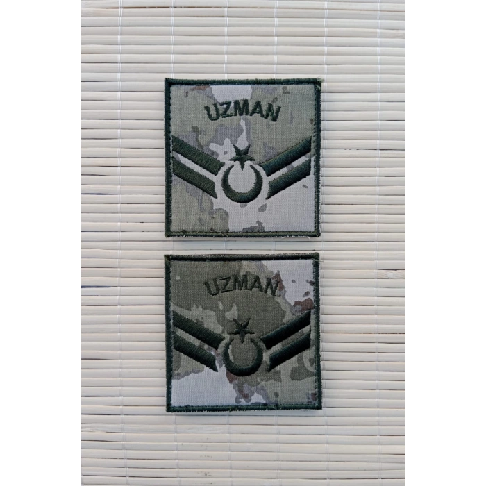 kara kuvvetleri uzman cavus kamuflaj renkli nakis kol rutbe