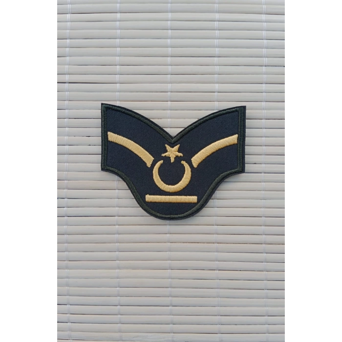 Kara Kuvvetleri Yedek Astsubay Dahili ve Harici Haki Bez Nakis Kol Rutbe