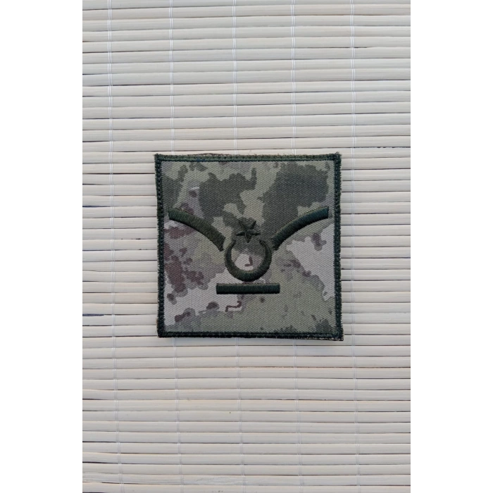 kara kuvvetleri yedek astsubay kamuflaj renkli nakis kol rutbe