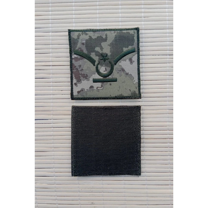 kara kuvvetleri yedek astsubay kamuflaj renkli nakis kol rutbe