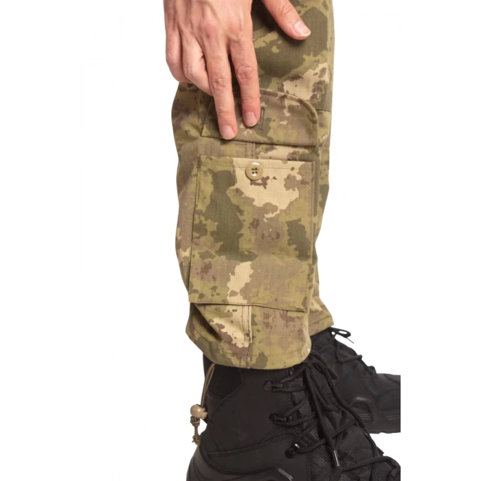 Kara Kuvvetleri Yeni Kamuflaj Renkli Kargo Cepli Airsoft Taktik Pantolon