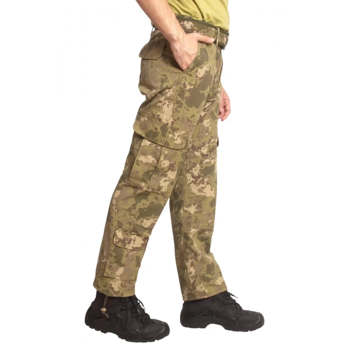 Kara Kuvvetleri Yeni Kamuflaj Renkli Kargo Cepli Airsoft Taktik Pantolon