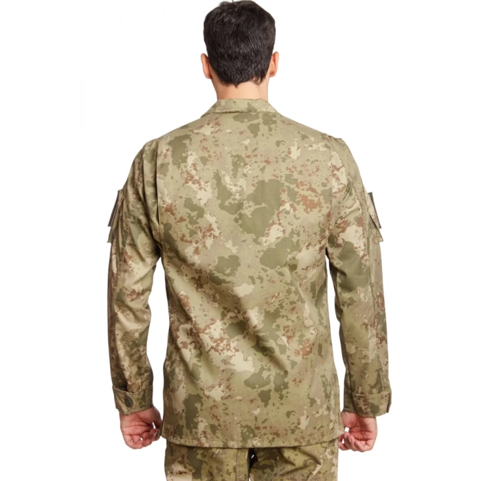 Kara Kuvvetleri Yeni Kamuflaj Renkli Uzun Kollu Taktik Gomlek Long Sleeve Camouflage
