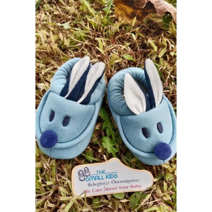 koyu mavi renkli ici pamuklu bilek kismi lastikli organik ortopedik cocuk bebek ilkadim patik kanvas sneaker casual ayakkabi