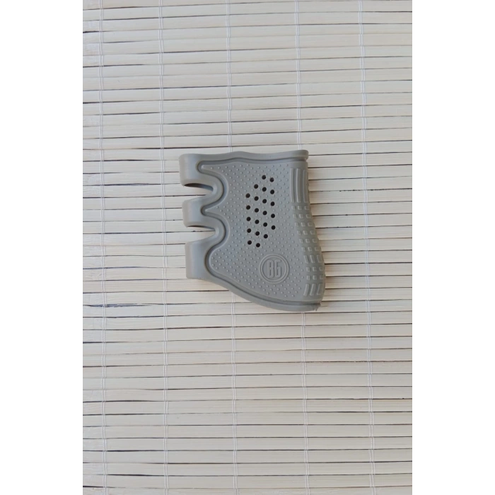 kum beji renkli 9 mm tum silahlara uyumlu black grips silikon silah kabza