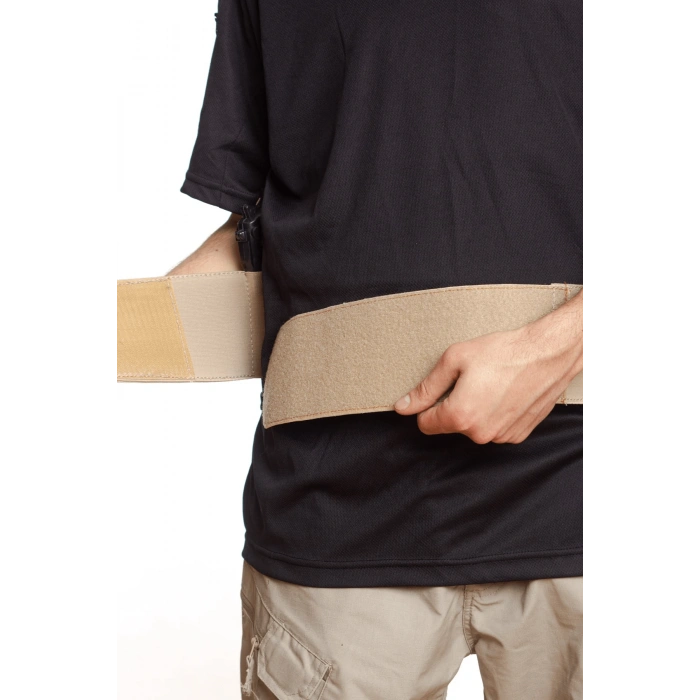 kum beji renkli cirtli sarjorluk tabanca kelepce silah bel korsesi