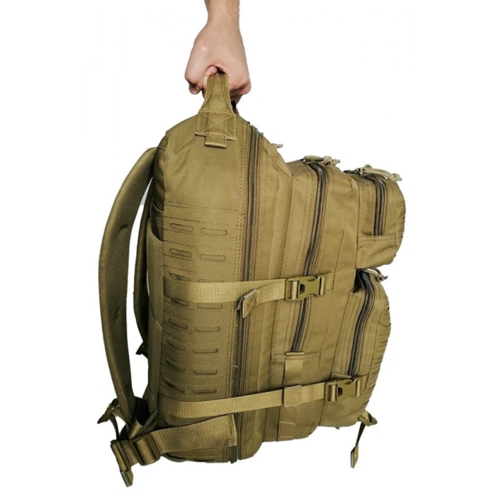 kum beji renkli lazer kesim 45 litre dagci askeri taktik sirt cantasi