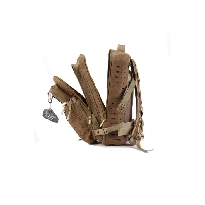 kum renkli 50 litre cordura kumas koruklu operasyon dagci askeri taktik sirt cantasi