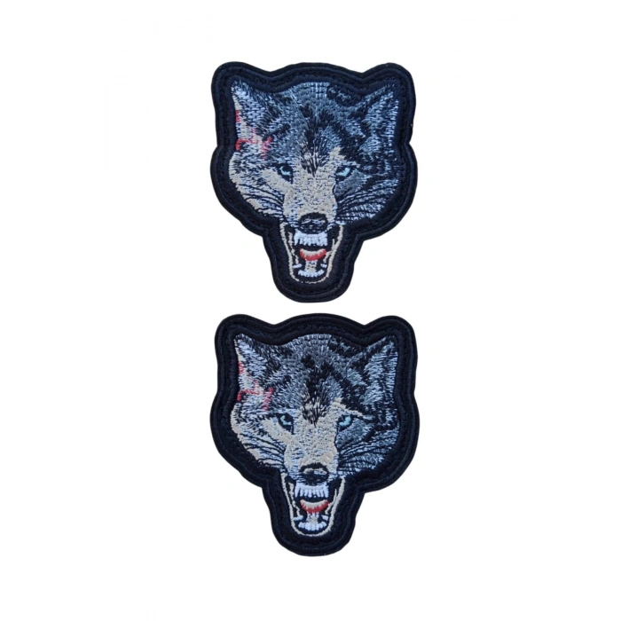 Kurtbasli Nakis islemeli Arma Patch Pec