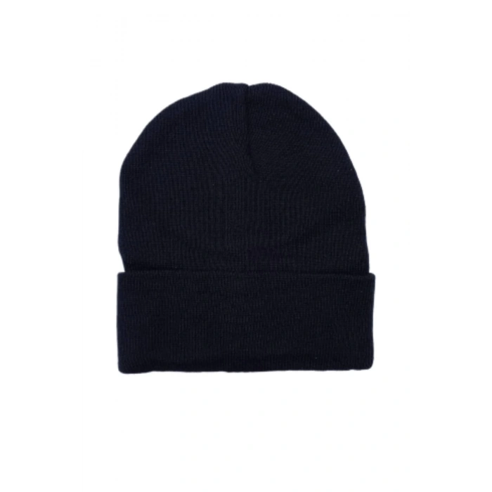 Lacivert renk katlamali yun bere