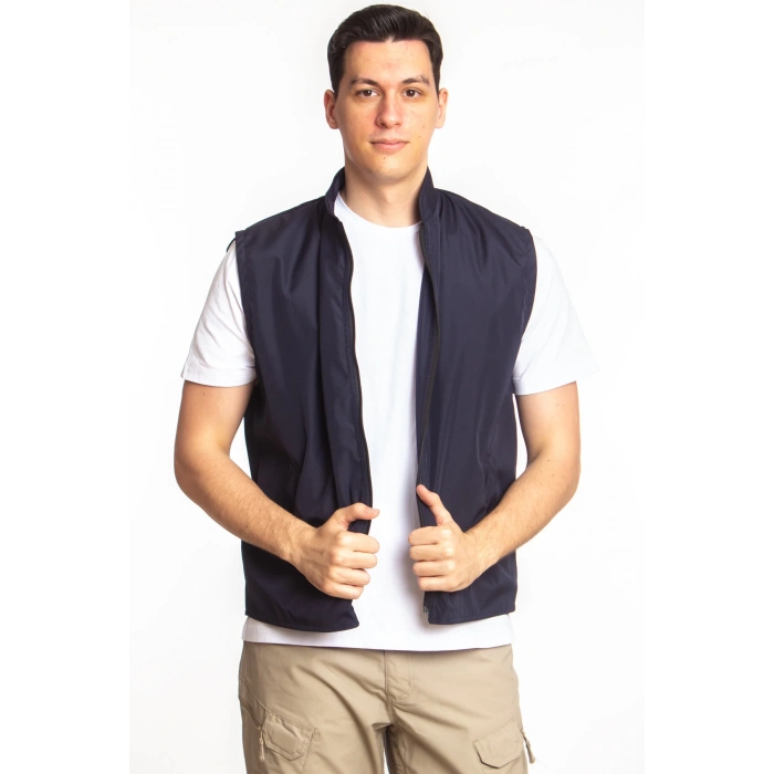 lacivert renkli cift tarafli polis emniyet mensubu reflektorlu polis gorev yelek