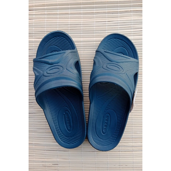 lacivert renkli gezer banyo terlik