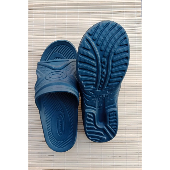 lacivert renkli gezer banyo terlik