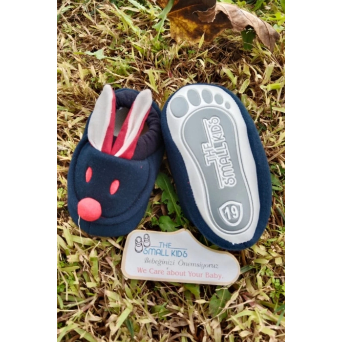 lacivert renkli ici pamuklu bilek kismi lastikli organik ortopedik cocuk bebek ilkadim patik kanvas sneaker casual ayakkabi