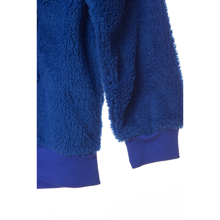 lacivert renkli minnak ayicikli cep detayli kaliteli uzun kollu alt ust takim