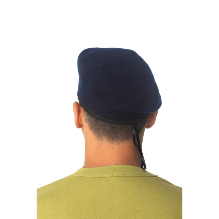 lacivert renkli urbam seta kasmir askeri yan bere