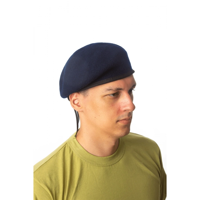 lacivert renkli urbam seta kasmir askeri yan bere