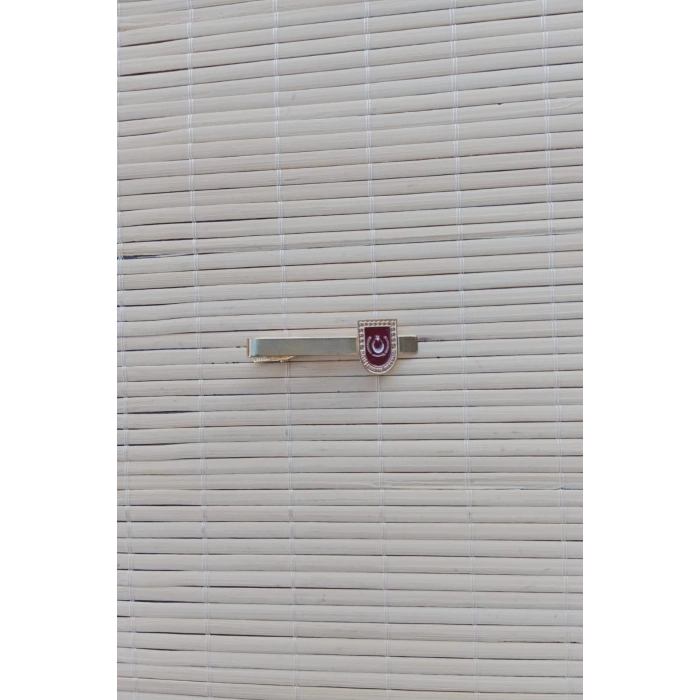 Milli Savunma Bakanligi Amblemli Broveli Mineli Masali Harici Kravat ignesi