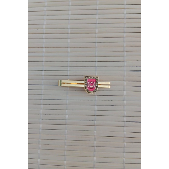 milli savunma bakanligi broveli amblemli paslanmaz celik mineli renk atmaz masali harici kravat ignesi