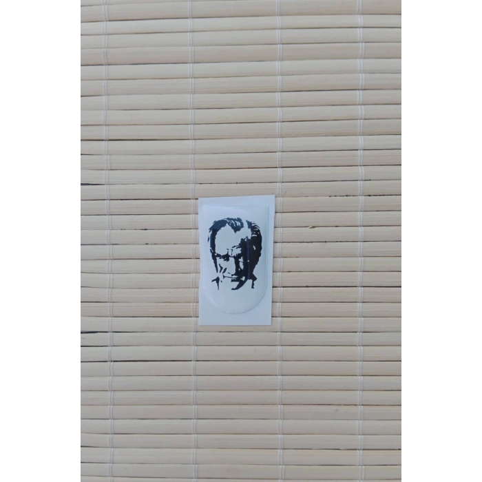 Mustafa Kemal Ataturk Siluetli Silah Kabze Sarjor Alti Yapistirmali Sticker