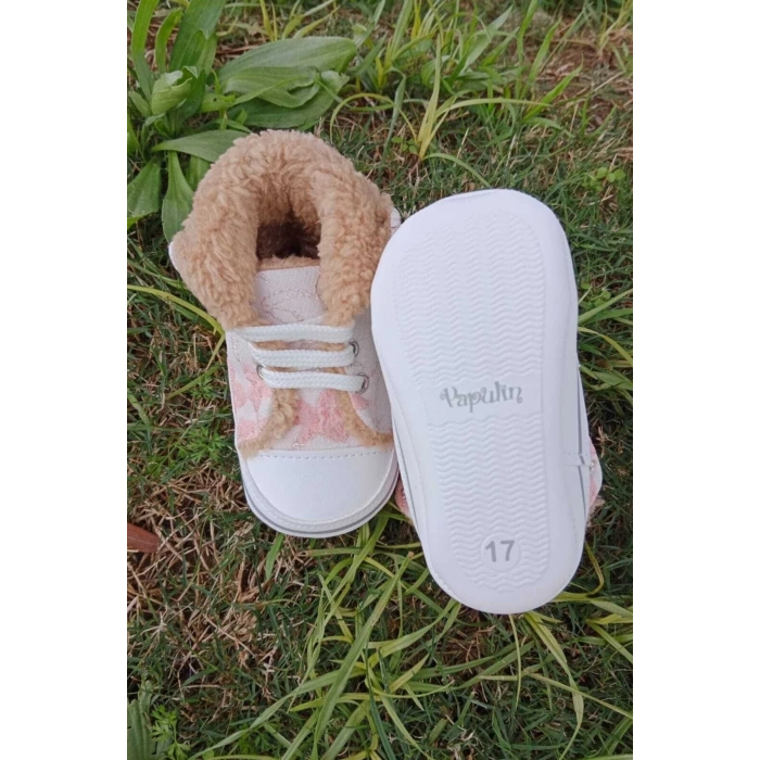 nar cicegi renkli converse model ici polarli organik unisex cocuk bebek ilkadim bagcikli patik sneaker casual ayakkabi