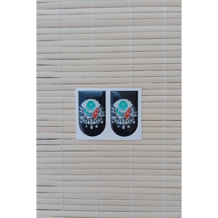 Osmanli imparatorlugu Armasi Silah Kabze Sarjor Alti Yapistirmali Sticker