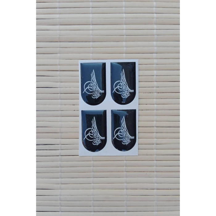 Osmanli Tugrali Silah Kabze Sarjor Alti Yapistirmali Sticker