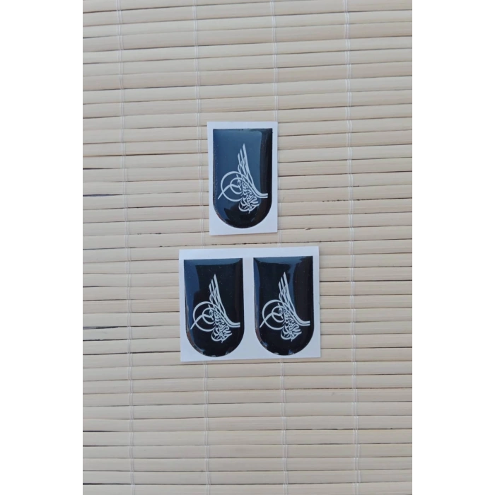 Osmanli Tugrali Silah Kabze Sarjor Alti Yapistirmali Sticker