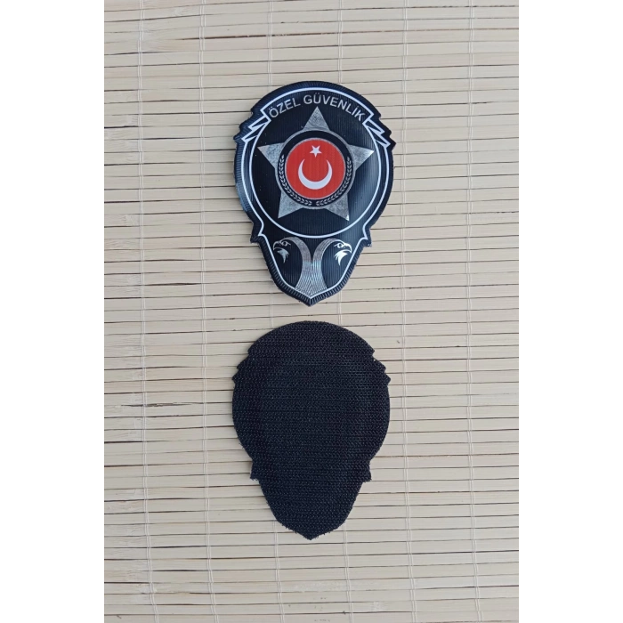 ozel guvenlik 3d tpu termoplastik silikon kabartma islemeli gogus arma patch pec
