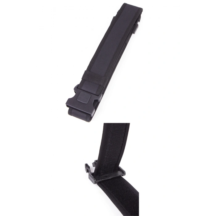 ozel guvenlik siyah renkli plastik tokali dokuma taktik palaska kemer