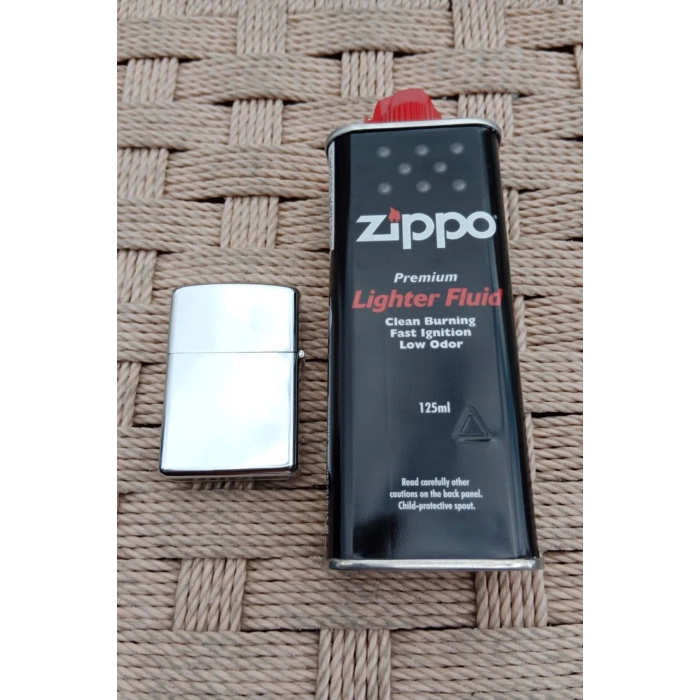 Ozel Tasarim Metal Renkli Hava Kuvvetleri Amblemli Benzinli premium zippo Cakmak