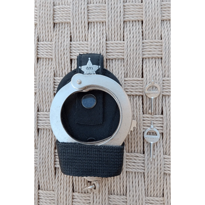 paslanmaz celik ozel guvenlik masolet kelepce ve cit citli acik kelepce kilifi