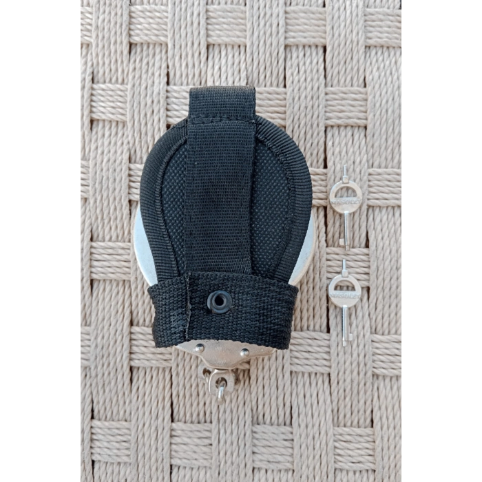 paslanmaz celik ozel guvenlik masolet kelepce ve cit citli acik kelepce kilifi