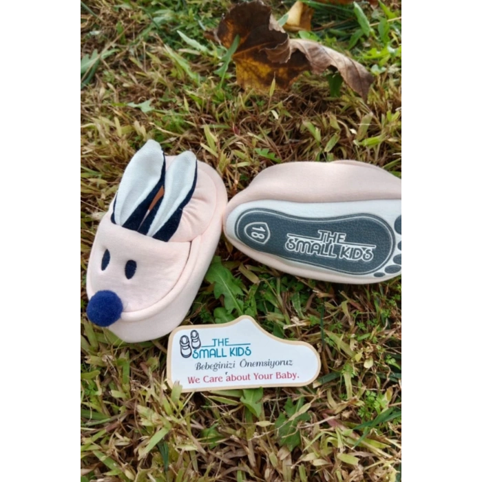 pembe renkli ici pamuklu bilek kismi lastikli organik ortopedik cocuk bebek ilkadim patik kanvas sneaker casual ayakkabi